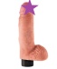 King Cock - Vibrating Cock 7" with Balls - Flesh photo-2