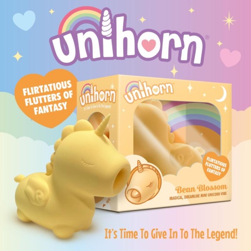 Unihorn - Bean Blossom Clitoral Vibe - Yellow photo