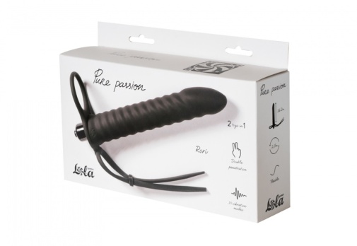 Lola Games - Pure Passion Rori 穿戴式陽具 - 黑色 照片