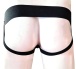 Rouge - Leather Zip Jocks - Black/White - L photo-2
