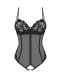Obsessive - Serena Love Crotchless Teddy - Black - XL/XXL photo-7