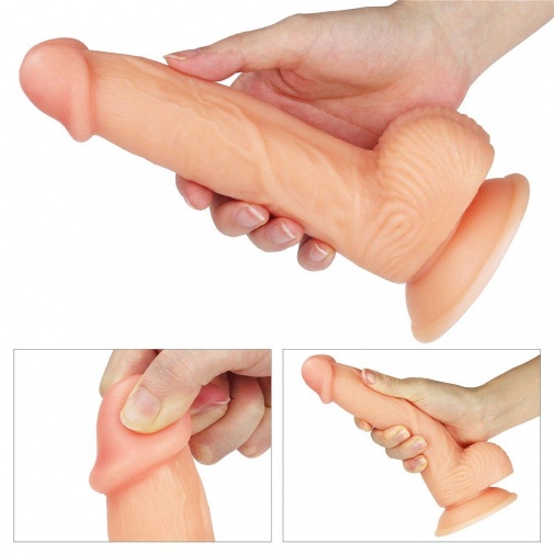 Lovetoy - 8" The Ultra Soft Dude - Flesh photo