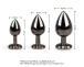 MT - Heart Anal Plug M-size - Gunmetal photo-4