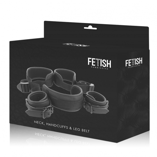 Fetish Submissive - Open Leg Set - Black photo