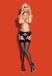 Obsessive - Charms Garter Belt & Thong - Black - S/M photo-8