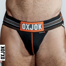 Oxjok - 內置陰莖環男仕護襠 - 黑鐵色 - 加加大碼 照片