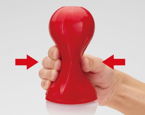  Tenga - Air-Tech Squeeze 重複使用型真空杯 標准型 - 紅色 照片