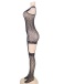 Ohyeah - Leopard Bodystocking w Garter - Black - M photo-8
