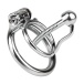 FAAK - Chastity Cage w Urethral Plug - Silver photo