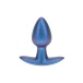 Ouch - Smooth Anal Plug S - Metalic Blue photo