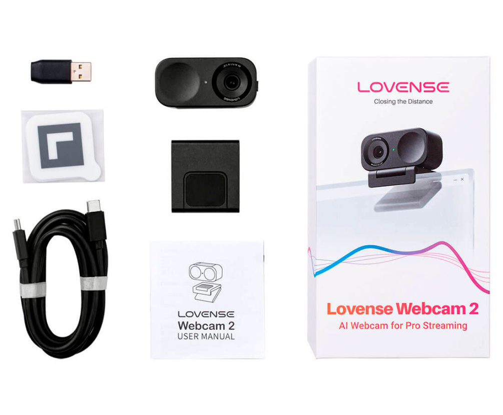 Lovense 4K Webcam 2 是專為攝影模特兒及實時串流而升級設計的高品質網絡攝影機,提供清晰的超高清... Lovense - 網絡 攝像鏡頭2 照片-7