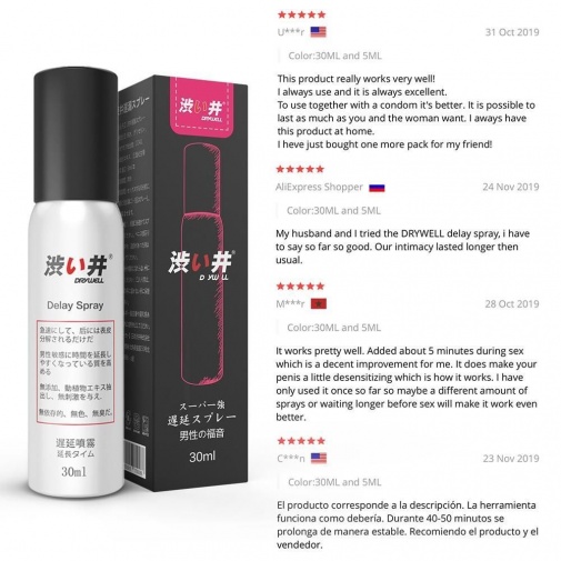 Drywell - Physical 延時噴霧 - 30ml 照片