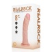 RealRock - 8" Rotating Vibro Curve Dildo - Flesh photo-7