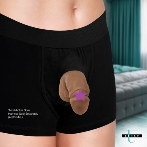 Strap U - Uncut Packer 3.6" 软身仿真假阳具 - 肉色 照片