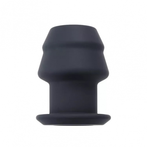 MT - External Hollow Anal Plug L - Black photo