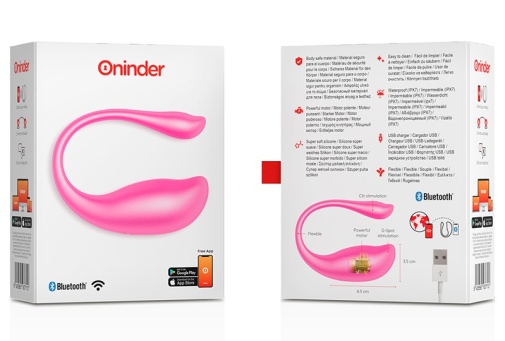 Oninder - App Controlled Vibro Egg - Pink photo