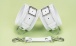 Liebe Seele - Leather Handcuffs - White photo-3