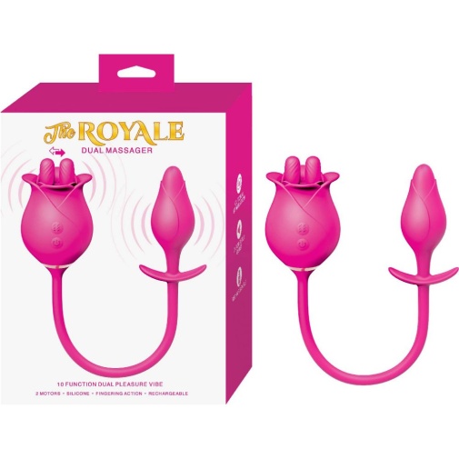 Nasstoys - Royale 雙重震動按摩器 - 粉紅色 照片