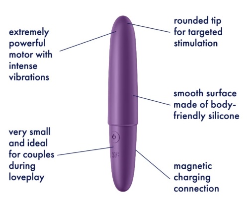 Satisfyer - 超強力子彈型震蛋 6 - 紫色 照片