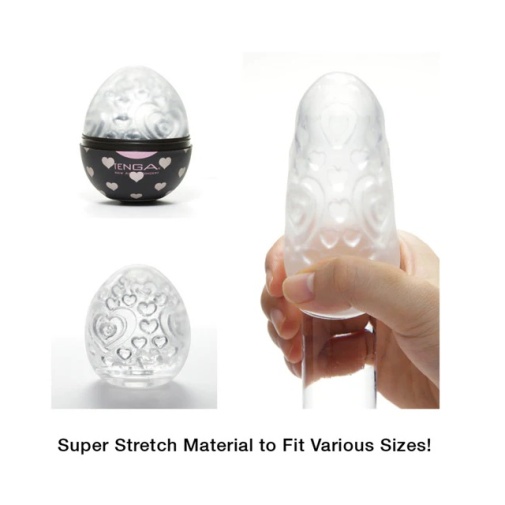 Tenga - Lovers 自慰蛋 心形紋 照片