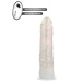Cock Miller - 20.5cm 可遙控 發光震動假陽具 - 珍珠色 照片