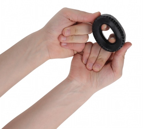 Addicted Toys - Extra Thick Cock Ring - Black photo