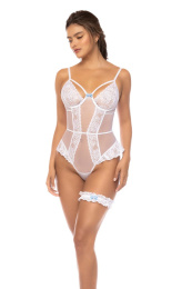Mapale - 8838 Bridal Bodysuit - White - S/M 照片