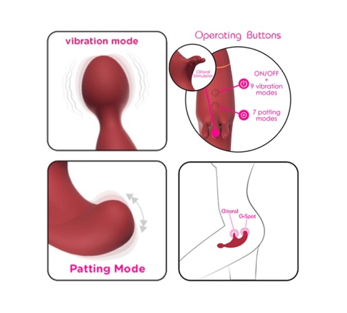 Adrien Lastic - Fusion Triple Vibrator - Rose photo