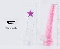 Lola Games - Homme Long 長型帶紋路陰莖套 中碼 - 粉紅色 照片