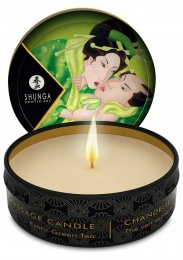 Shunga - 異國綠茶按摩蠟燭 - 30ml 照片