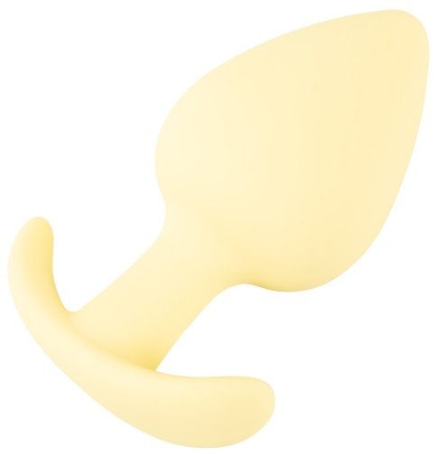 Cuties - Thick Mini Butt Plug - Yellow photo