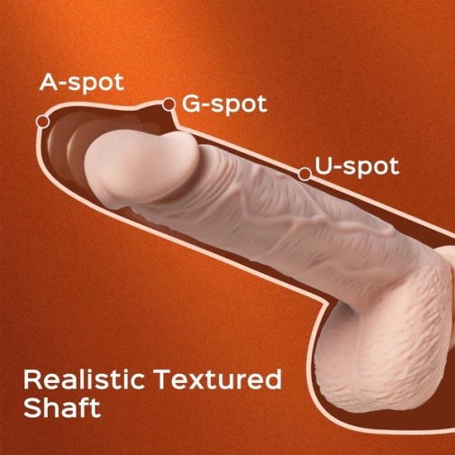 Honey Play Box - Paxton 8.5" Thrusting App Dildo - Flesh photo
