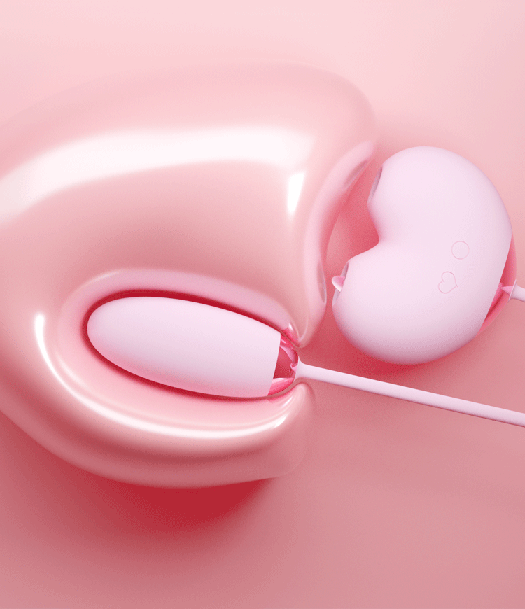 SVAKOM - Magic Heart Plus Licking & Sucking Vibrator - Pink photo