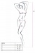 Passion - Bodystocking BS072 - Black photo-6
