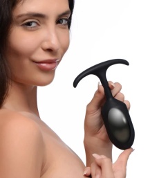Heavy Hitters - Weighted Anal Plug L - Black photo