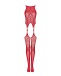 Obsessive - Bodystocking N122 - Red - XL/XXL photo-7