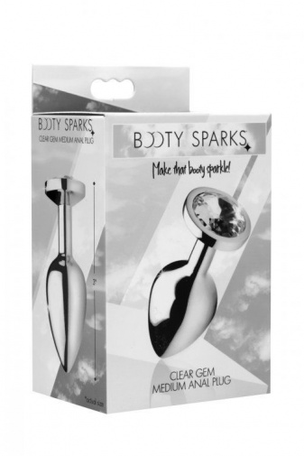 Booty Sparks - 寶石後庭塞中碼 - 透明色 照片