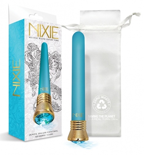 Nixie - Mystic Wave Classic 震动棒 - 海蓝宝石 照片