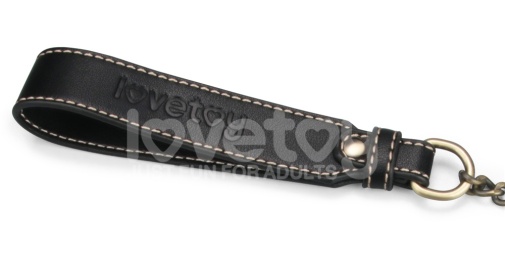 Lovetoy - Rebellion Reign Collar w Leash - Black photo