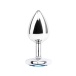 Chisa - Heart Gem Metal Plug - Silver photo