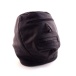 Rouge - Leather Zip Face Mask - Black photo-3