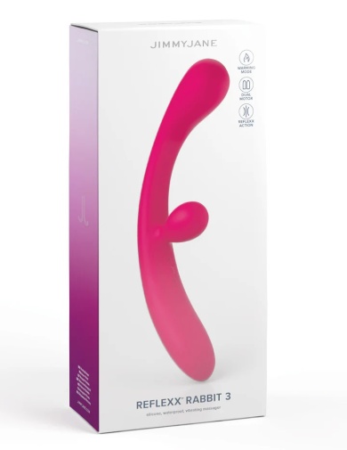 JimmyJane - Reflexx Rabbit 3 Vibrator - Red photo