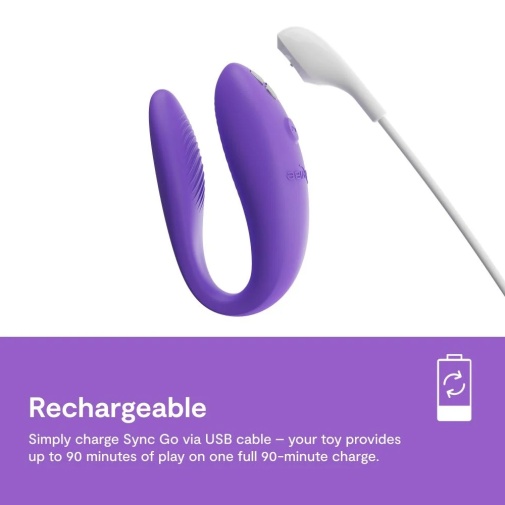 We-Vibe - Sync Go 情侶共用震動器 - 淺紫色 照片