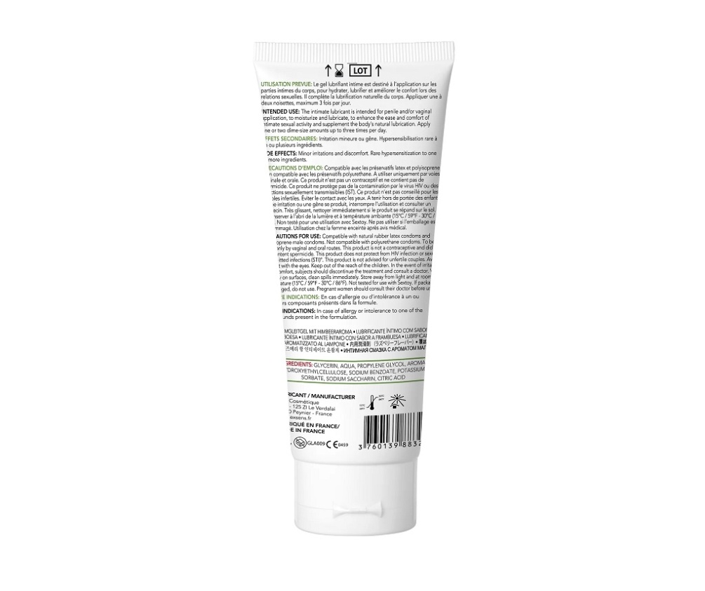 This water-based lubricant with the aroma of Raspberry provi... Exsens - Raspberry Flavored Lube - 100ml photo-5