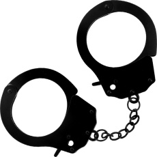 Darkness - Metal Pleasure Handcuffs - Black photo