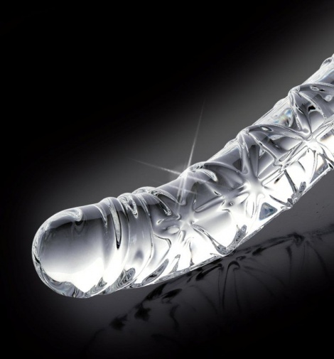 Icicles - 玻璃仿真陽具按摩棒60號 - 透明 照片
