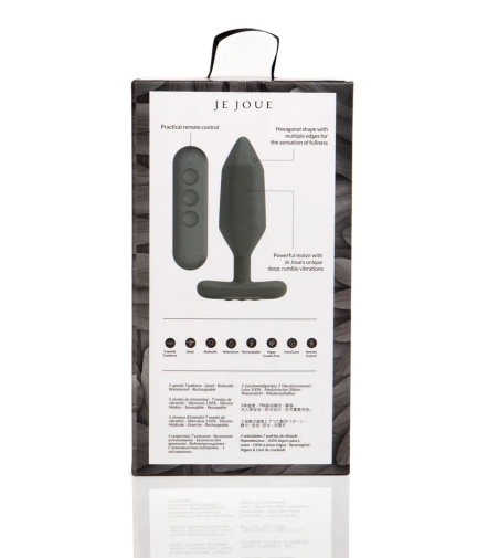 Je Joue - Egon Vibro Butt Plug - Black photo
