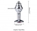 MT - Mini Ribbed Anal Plug - Blue photo-5