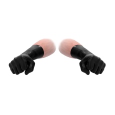 Fist It - 拳交用乳膠護手手套 - 黑色 照片