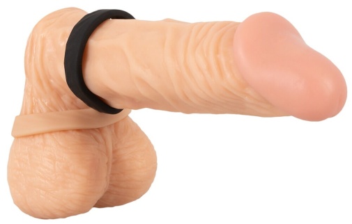 You2Toys - 4in1 Cock Rings - Black/Flesh photo